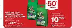 Supercor ULTIMA Alimento seco para gato adulto esterilizado oferta