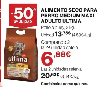 Supercor ULTIMA Alimento seco para perro medium maxi adulto oferta