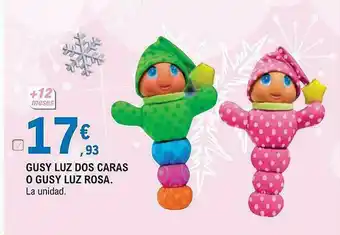 E.Leclerc Gusy Luz Dos Caras O Gusy Luz Rosa oferta
