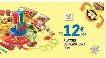 E.Leclerc Playset De Plastilina oferta