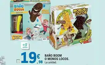 E.Leclerc Baño Boom O Monos Locos oferta