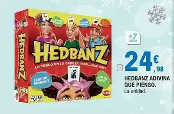 E.Leclerc Hedbanz Adivina Que Pienso oferta