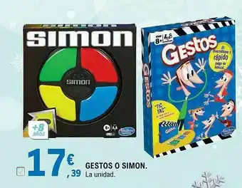 E.Leclerc Gestos O Simon oferta