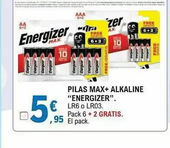 E.Leclerc Pilas Max+ Alkaline oferta