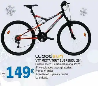E.Leclerc Woodsun Vtt Mixta Tout Suspendu 26 oferta
