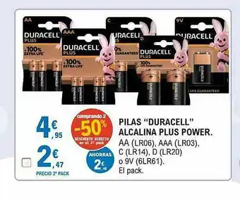 E.Leclerc Pilas oferta
