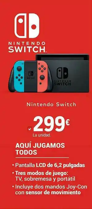 E.Leclerc Nintendo Switch oferta