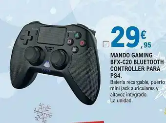 E.Leclerc Mando Gaming Gfx-c20 Bluetooth Controller Para Ps4 oferta