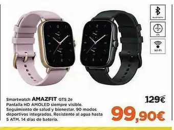 El Corte Inglés Smartwatch Amazfit Gts 2e oferta
