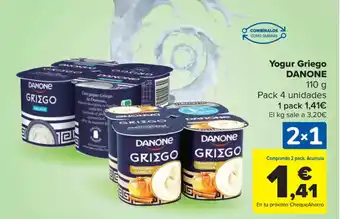 Carrefour Market DANONE Yogur Griego oferta