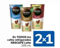 Carrefour Market NESCAFÉ En todos los cafés refrigerados latte oferta