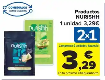 Carrefour Market NURISHH Productos oferta