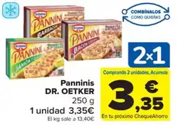 Carrefour Market DR. OETKER Panninis oferta