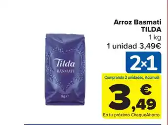 Carrefour Market TILDA Arroz Basmati oferta