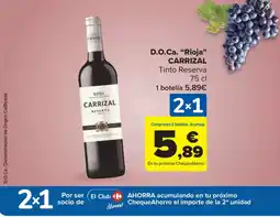 Carrefour Market CARRIZAL D.O.Ca. "Rioja" oferta