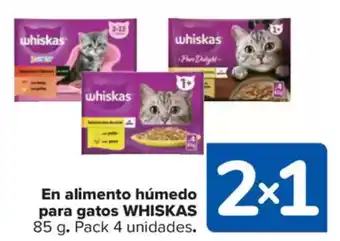 Carrefour Market WHISKAS En alimento húmedo para gatos oferta