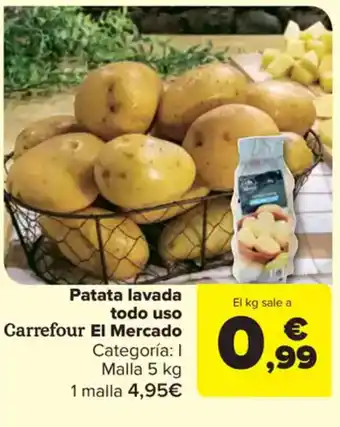 Carrefour Market CARREFOUR EL MERCADO Patata lavada todo uso oferta