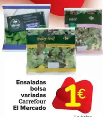 Carrefour Market CARREFOUR EL MERCADO Ensaladas bolsa variadas oferta