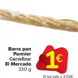 Carrefour Market CARREFOUR EL MERCADO Barra pan Pannier oferta