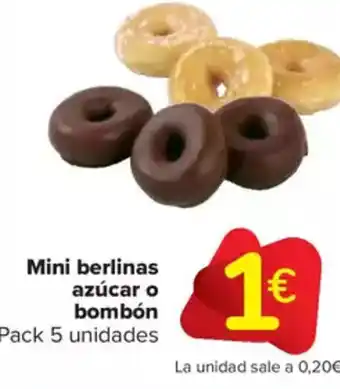 Carrefour Market Mini berlinas azúcar o bombón oferta