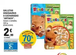 E.Leclerc Artiach - galletas dinosaurus a cucharadas oferta