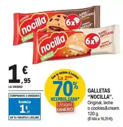 E.Leclerc Nocilla - galletas oferta