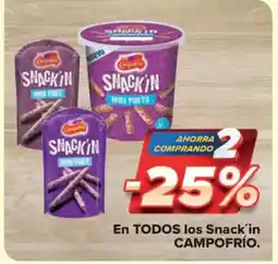 Carrefour Market CAMPOFRÍO En todos los snack in oferta