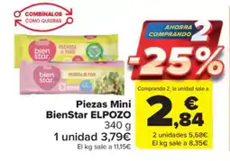 Carrefour Market ELPOZO Piezas Mini BienStar oferta