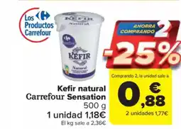 Carrefour Market CARREFOUR Kefir natural Sensation oferta