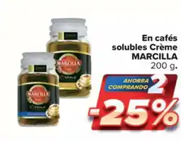 Carrefour Market MARCILLA En cafés solubles Crème oferta