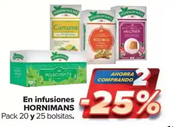 Carrefour Market HORNIMANS En infusiones oferta