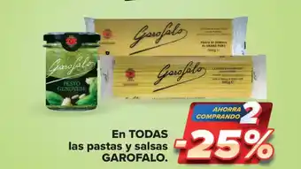 Carrefour Market GAROFALO En todas las pastas y salsas oferta