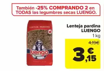 Carrefour Market LUENGO Lenteja pardina oferta