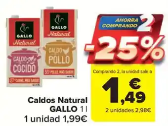 Carrefour Market GALLO Caldos Natural oferta