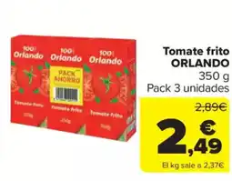 Carrefour Market ORLANDO Tomate frito oferta