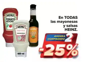 Carrefour Market HEINZ En todas las mayonesas y salsas oferta