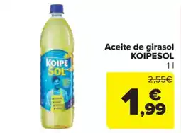 Carrefour Market KOIPESOL Aceite de girasol oferta