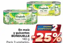 Carrefour Market BONDUELLE En maíz y guisantes oferta