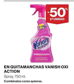 Supercor En quitamanchas vanish oxi action oferta