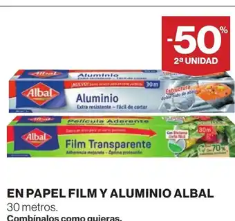 Supercor ALBAL En papel film y aluminio oferta