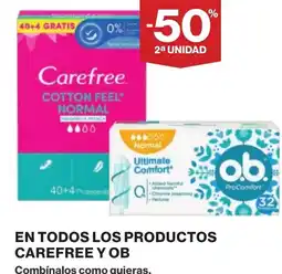 Supercor En todos los productos carefree y ob oferta