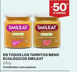 Supercor SMILEAT En todos los tarritos menú ecológicos oferta