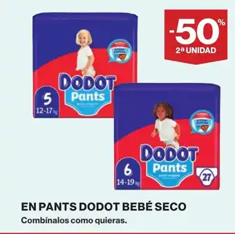 Supercor En pants dodot bebé seco oferta