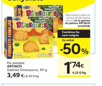 Caprabo ARTIACH Galetes Dinosaurus oferta