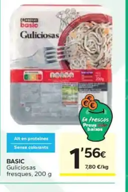 Caprabo BASIC Guliciosas fresques oferta