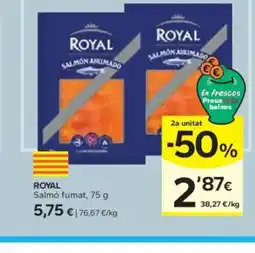 Caprabo ROYAL Salmó fumat oferta