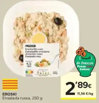 Caprabo EROSKI Ensalada russa oferta