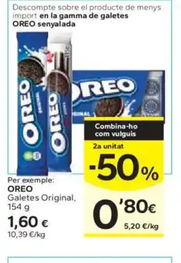 Caprabo OREO Galetes Original oferta