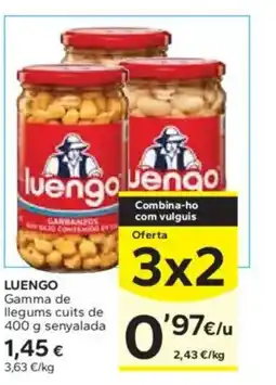 Caprabo LUENGO Gamma de llegums cuits oferta