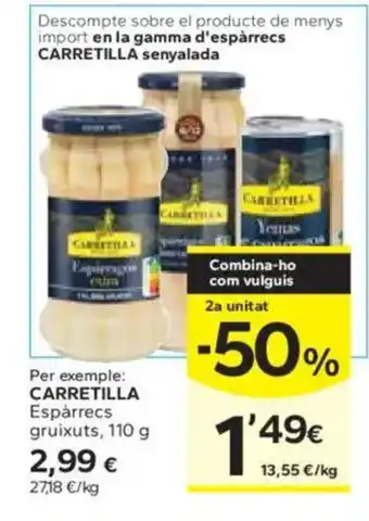 Caprabo CARRETILLA Espàrrecs gruixuts oferta